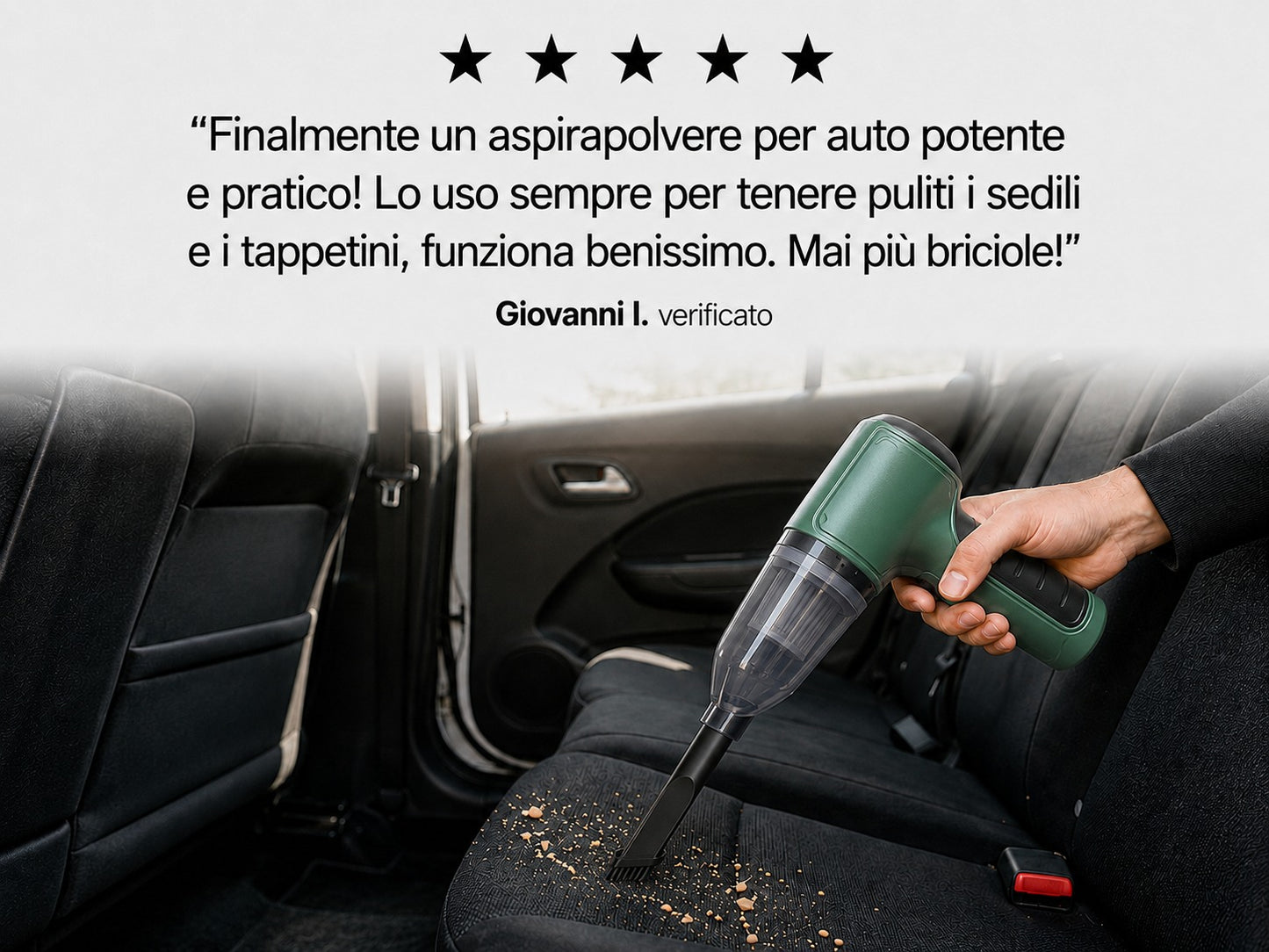 Aspiratore Senza Cavo per Auto
