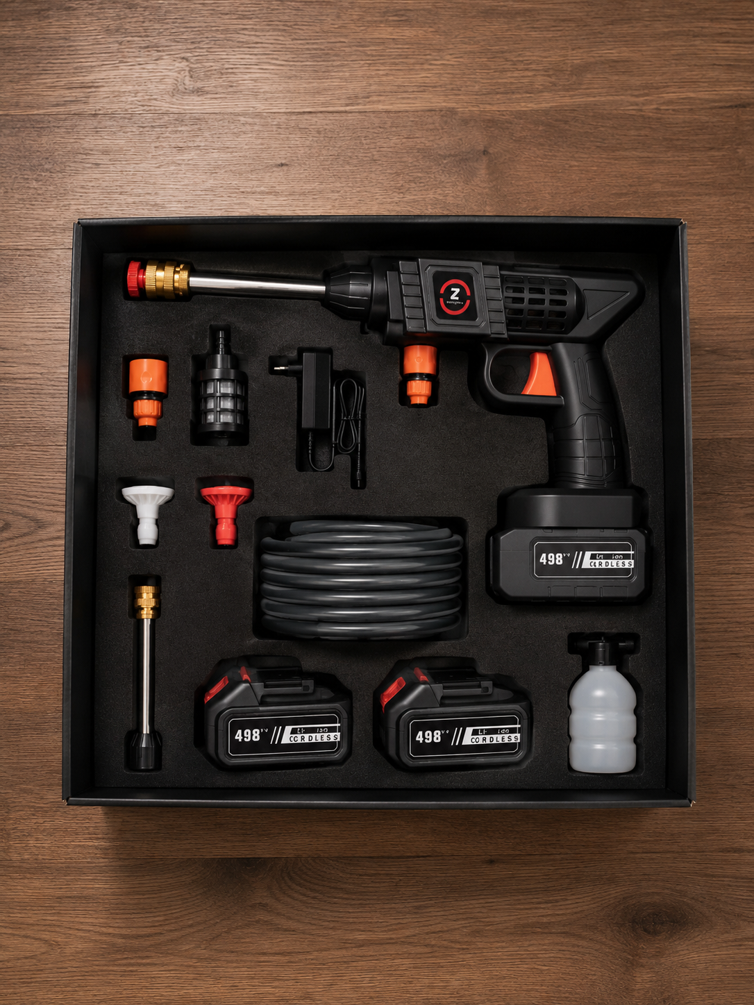 Pistola ad acqua ad alta pressione cordless